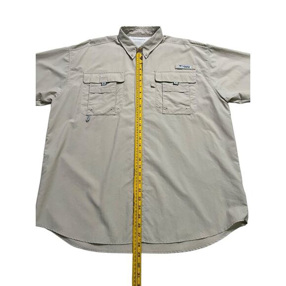 Columbia Men’s PFG Bahama™ II Short Sleeve Shirt - Fishing / Hiking UPF 50 -‎ L - Picture 7 of 8